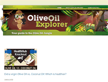 Tablet Screenshot of oliveoilexplorer.com